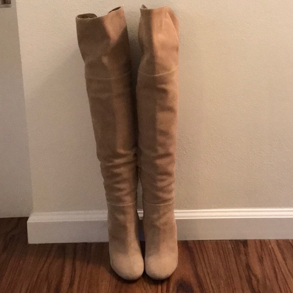 Joie, Over the knee high boots, Bentlee, size 36, tan/cream